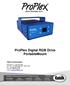 ProPlex Digital RGB Drive PortableMount TMB 24/7 Technical Support
