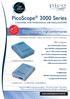 PicoScope 3000 Series 2-CHANNEL AND MIXED-SIGNAL USB OSCILLOSCOPES