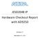 JESD204B IP Hardware Checkout Report with AD9250. Revision 0.5