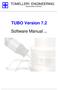 TOMELLERI ENGINEERING MEASURING SYSTEMS. TUBO Version 7.2 Software Manual rev.0