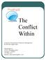 The Conflict Within. A Guide to Personal and Classroom Management By Michael Edgar Myers