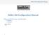 Belkin KM Configuration Manual