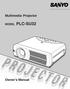 Multimedia Projector MODEL PLC-SU32. Owner s Manual