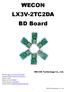 WECON LX3V-2TC2DA BD Board