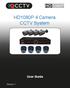 HD1080P 4 Camera CCTV System
