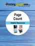 Page Count. Helpful Resources