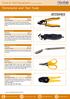 @ Termination and Test Tools. Tools & Test Equipment Product Datasheet.