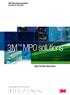3M Telecommunications. Solutions for Networks. 3M MPO solutions. High Density Networks. Technology built for business