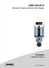 JUMO DELOS SI. Electronic Pressure Switch with Display. B Operating Manual /