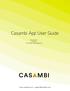 Casambi App User Guide