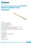 Remote LightBar Series Datasheet