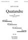 Quatandre for Trombone Quartet (3 tenors - 1 bass)