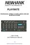 PLAYMATE PROFESSIONAL STEREO 19 MIXER, USB/SD CARD AND BLUETOOTH PLAYER. User Guide and Reference Manual. page 1