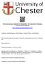 This work has been submitted to ChesterRep the University of Chester s online research repository.