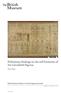 Preliminary findings on the roll formation of the Greenfield Papyrus. Helen Sharp. British Museum Studies in Ancient Egypt and Sudan
