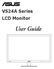 VS24A Series LCD Monitor. User Guide