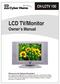 LCD TV/Monitor Owner s Manual