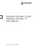 UltraView Encoder 10 and UltraView Decoder 10 User Manual