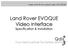 Land Rover EVOQUE Video Interface Specification & Installation