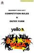 BASHMENT SOCA 2017 COMPETITION RULES & ENTRY FORM