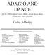 ADAGIO AND DANCE. Cedric Adderley. Complete Band Instrumentation