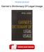 Garner's Dictionary Of Legal Usage Download Free (EPUB, PDF)