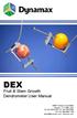 DEX Fruit & Stem Growth Dendrometer User Manual