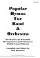 Popular Hymns For Band & Orchestra