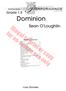 FULL SCORE. Dominion FPS103 INSTRUMENTATION. Full Score... 1 Flute... 8 Oboe (opt. Flute 2)... 2 Clarinet 2 in B... 4