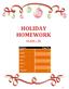 HOLIDAY HOMEWORK CLASS IX. Hindi 2. English. Sanskrit. Math Science 33. S. St Computer