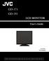 GD-171 GD-191 LCD MONITOR. User s Guide. European Union only