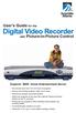 User s Guide for the Digital Video Recorder
