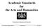 Academic Standards for the Arts and Humanities Pennsylvania Department of Education