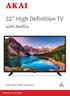 32 High Definition TV