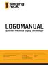 LOGOMANUAL. guidelines how to use Singing Rock logotype. Version 1.5 English. Lukáš Matěja