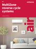 MultiZone reverse cycle systems