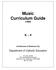 Music Curriculum Guide (1999)