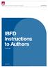 IBFD, Your Portal to Cross-Border Tax Expertise.   IBFD Instructions to Authors. Journals
