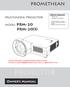 PROJECTOR PRM-20(S) Multimedia Projector. Owner s Manual MODEL PRM-20. Network Supported. Wired LAN 100-Base-TX/10-Base-T