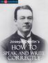 Joseph Devlin s. How to Speak and Write. Correctly