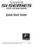 Quick Start Guide. Soundcraft Si Series Quick Start Guide Issue 1010