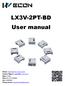 LX3V-2PT-BD User manual