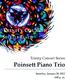 TRINITY CHURCH MYRTLE BEACH. Trinity Concert Series. Poinsett Piano Trio. Saturday, January 28, :00 p. m.
