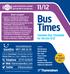 Bus Times 11/12. Swindon Bus Timetable for Service 11/12. Telephone Web thamesdownbus.com