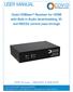 Covid HDBase-T Receiver for HDMI with Built in Audio de-embedding, IR, and RS232 control pass through