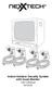 Indoor/Outdoor Security System with Quad Monitor User s Manual