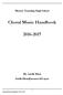 Choral Music Handbook