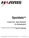 Spotdata. Invoice File - Open Standard For Broadcasters. Version 3.5 October 2008