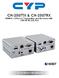 CH-2507TX & CH-2507RX HDMI to CAT5e/6/7 Transmitter and Receiver with LAN/IR/RS-232/PoE