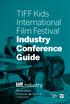 TIFF Kids International Film Festival Industry Conference Guide